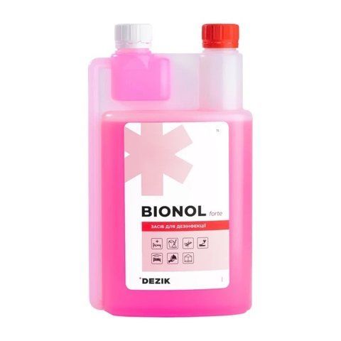 Засіб для дезінфекції інструментів і ПСО BIONOL, 1000 ml Засіб для дезінфекції інструментів і ПСО BIONOL, 250 ml фото