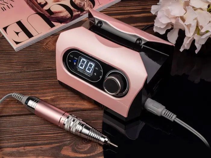 Фрезер для манікюру Bucos Nail Drill ZS-717 PRO PINK 65 Ватів, 35 000 об фото