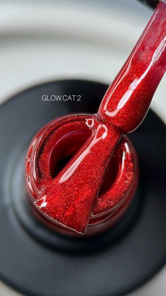 Гель-лак котяче око Saga Glow 02, 10 мл фото