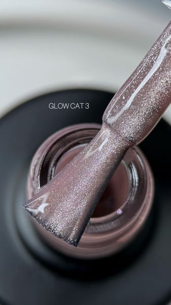 Гель-лак котяче око Saga Glow 03 10 мл фото