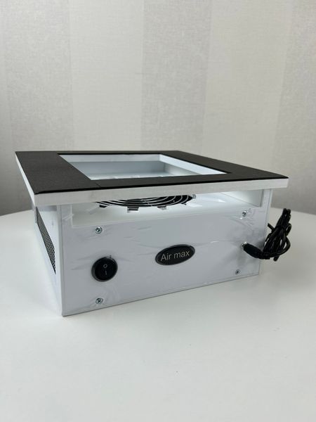 Витяжка для манікюру з фільтром вбудована Air Max VF 12 PLus сіра сталь (110-220 V) фото