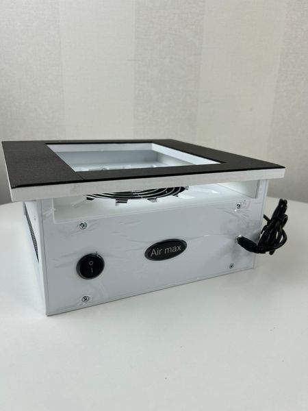 Витяжка для манікюру з фільтром вбудована Air Max VF 12 PLus сіра сталь (110-220 V) фото