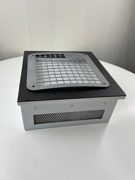 Витяжка для манікюру з фільтром вбудована Air Max VF 12 PLus сіра сталь (110-220 V) фото
