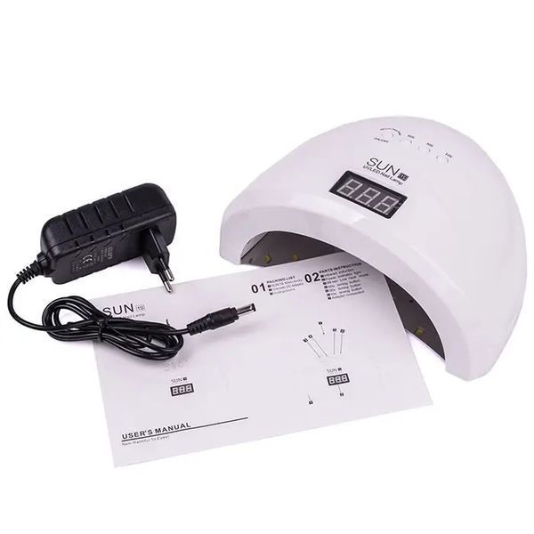 Лампа для манікюру SUN 1S White 48W для полімеризації Лампа для манікюру SUN 1S White 48W для полімеризації фото