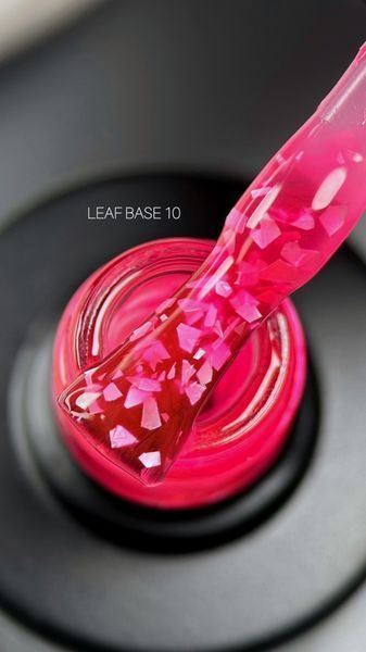 SAGA professional LEAF BASE 10 (яскраво-рожевий з поталлю), 9 мл SAGA professional LEAF BASE 10 (яскраво-рожевий з поталлю), 9 мл фото