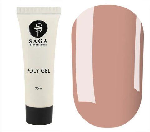 SAGA professional Полігель для нігтів POLY GEL NEW 07, 30 мл SAGA professional Полігель для нігтів POLY GEL NEW 07, 30 мл фото