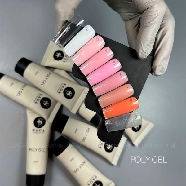 SAGA professional Полігель для нігтів POLY GEL NEW 07, 30 мл SAGA professional Полігель для нігтів POLY GEL NEW 07, 30 мл фото