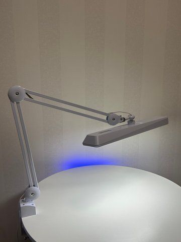 Лампа безтіньова настільна  30W, SMD 318 cвітодіодів LED біла (3 режими) Лампа безтіньова настільна  30W, SMD 318 LED біла фото