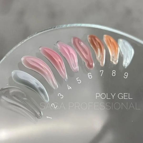 SAGA professional Полігель для нігтів POLY GEL NEW 08, 30 мл SAGA professional Полігель для нігтів POLY GEL NEW 08, 30 мл фото