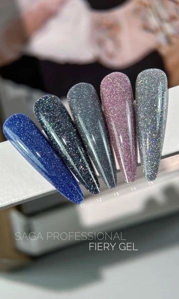 Гель-лак світловідбивний Saga Fiery Gel №13, 10 мл фото