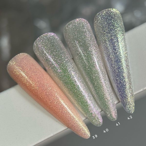 Рідкий гель Saga Professional Liquid Gel 40 рожево-ліловий з блискітками та шимером 15 мл  Рідкий гель Saga Professional Liquid Gel 40 рожево-ліловий з блискітками та шимером 15 мл  фото