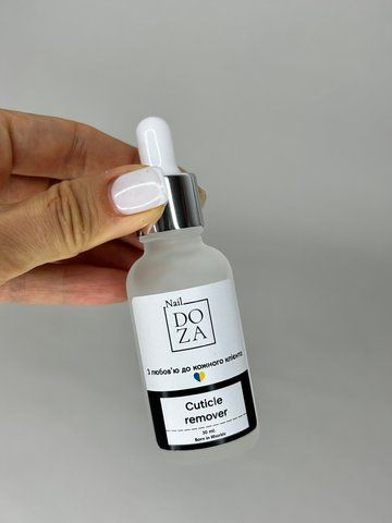 Лужний швидкодіючий ремувер для кутикули NailDoza 15 ml. Ремувер для кутикули Nail Doza 30 мл (Лужний, швидкодіючий) фото