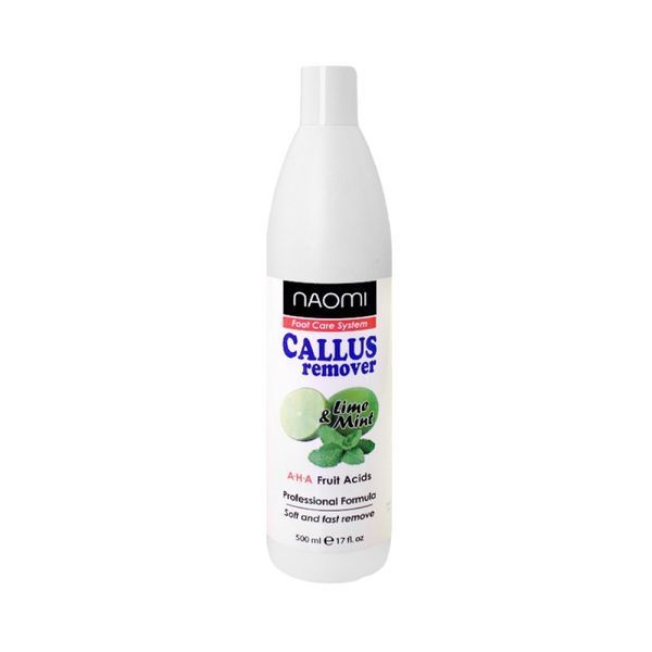 Кислотний пілінг для педикюру Naomi Callus Remover Lime & MINT 500 мл фото
