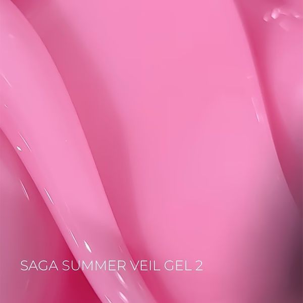 Гель для нарощування SAGA Professional Builder Gel Veil Summer ніжно-рожевий №02 15 мл Гель для нарощування SAGA Professional Builder Gel Veil Summer ніжно-рожевий №02 15 мл фото