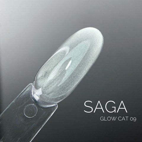 Гель-лак котяче око Saga Glow 09, 10 мл Гель-лак котяче око Saga Glow 09, 10 мл фото
