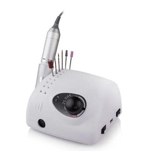 Фрезер для манікюру Bucos Nail Drill ZS-705 WHITE 65 ватів, 35 000 об (+6 фрез у подарунок) Фрезер для манікюру Bucos Nail Drill ZS-705 WHITE 65 ватів, 35 000 об (+6 фрез у подарунок) фото