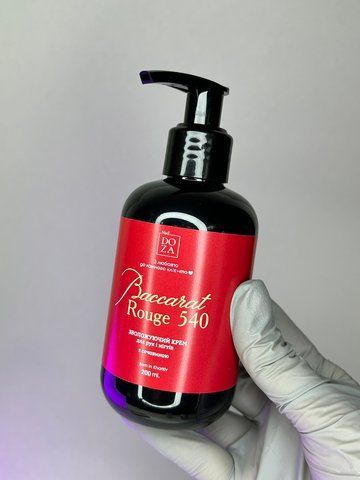 Крем для рук та нігтів NailDoza "Baccara Rouge 540" (парфумований) 200 мл Крем для рук та нігтів NailDoza "Baccara Rouge 540" (парфумований) 200 мл фото