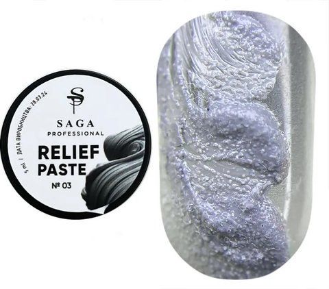 SAGA professional Паста без липкого шару Relief paste 03, 5 гр SAGA professional Паста без липкого шару Relief paste 03, 5 гр фото