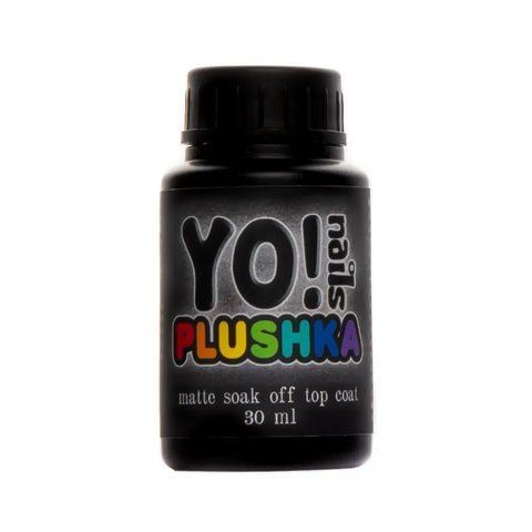 Матовий топ PLUSHKA від Yo!Nails, 30 мл Матовий топ PLUSHKA від Yo!Nails, 30 мл фото