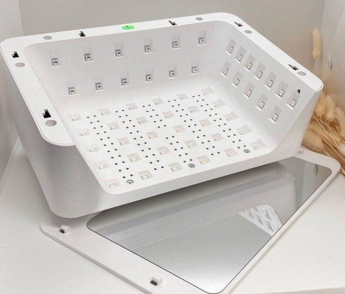 Лампа-підлокітник для нігтів LED/UV, L-1005, 120W Global Fashion, з подушкою-підлокітником, white Лампа для нігтів LED/UV, L-1005, 120W Global Fashion, з подушкою-підлокітником, white фото
