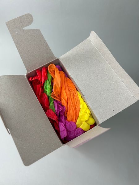 Рукавички нітрилові MediOk RAINBOW (5 кольорів) неопудрені,  S, 100 шт. Mediok Rainbow XS фото