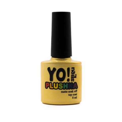 Матовий топ PLUSHKA від Yo!Nails 8 ml Матовий топ PLUSHKA від Yo!Nails 8 ml фото