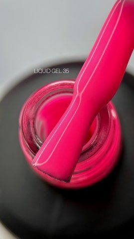 Рідкий гель Saga Professional Liquid Gel 35 ягідно-рожевий 15 мл Рідкий гель Saga Professional Liquid Gel 35 ягідно-рожевий 15 мл фото