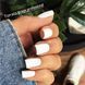 SAGA professional  Белый Топ без липкого слоя цветной WHITE, 10 мл SAGA professional  Білий Топ без липкого шару кольоровий WHITE, 10 мл фото 3