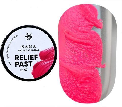 SAGA professional Паста без липкого шару Relief paste 07, 5 гр SAGA professional Паста без липкого шару Relief paste 07, 5 гр фото