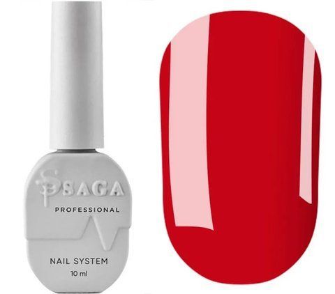 SAGA professional Топ без липкого шару кольоровий RED, 10 мл SAGA professional Топ без липкого шару кольоровий RED, 10 мл фото