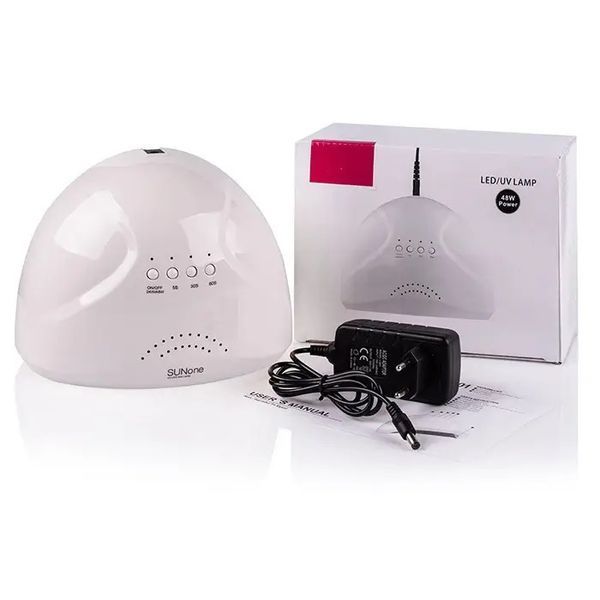 Лампа для манікюру SUN One 48 W White для полімеризації sun one black copy фото