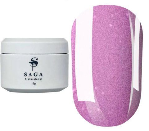 SAGA professional Shimmer Base New 2 (світло-бузковий з шиммером), 15 мл SAGA professional Shimmer Base New 2 (світло-бузковий з шиммером), 15 мл фото