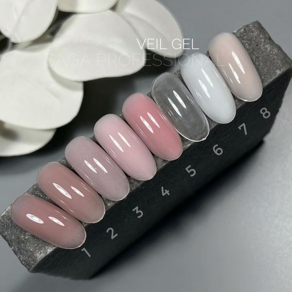 Гель для нарощування Saga Builder gel Veil №03, світло-рожевий з мікроблиском, 15 мл Гель для нарощування Saga Builder gel Veil №03, світло-рожевий з мікроблиском, 15 мл фото