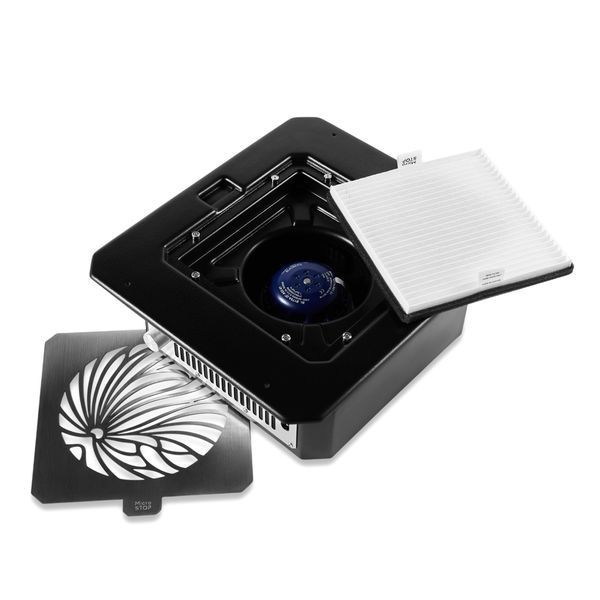 Вбудована витяжка для манікюру з HEPA фільтром Microstop Prof Black Вбудована витяжка для манікюру з HEPA фільтром Microstop Prof Black фото