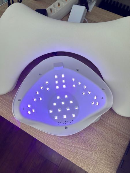 Лампа для манікюру SUN X 54W White LED/UV для полімеризації sunx54 BLACK фото