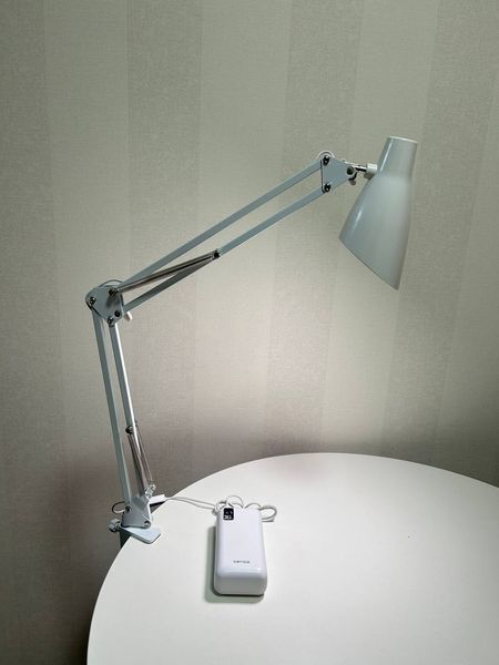 Настільна LED лампа працює від USB, біла (white) Настільна LED лампа працює від USB, біла (white) фото