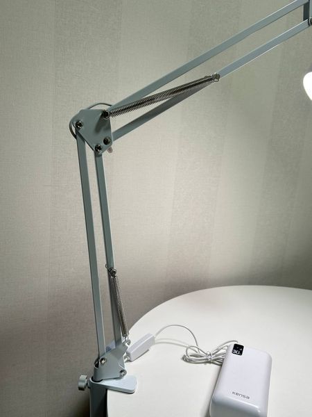 Настільна LED лампа працює від USB, біла (white) Настільна LED лампа працює від USB, біла (white) фото