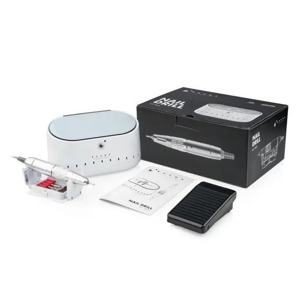 Фрезер для манікюру Bucos Nail Drill X3 PRO WHITE PEARL 65 Ват 35 000 об./хв. (Гарантія 12 міс) фото