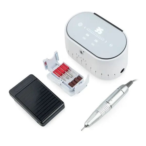 Фрезер для манікюру Bucos Nail Drill X3 PRO WHITE PEARL 65 Ват 35 000 об./хв. (Гарантія 12 міс) фото