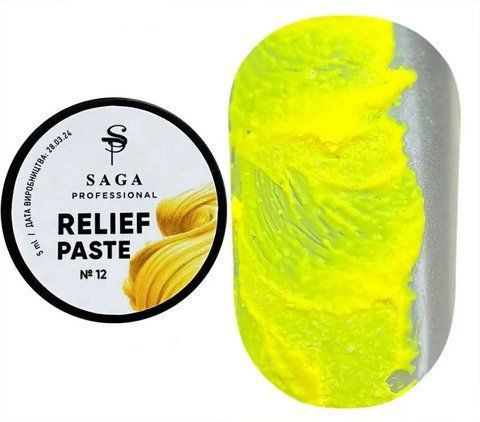 SAGA professional Паста без липкого шару Relief paste 12, 5 гр SAGA professional Паста без липкого шару Relief paste 12, 5 гр фото