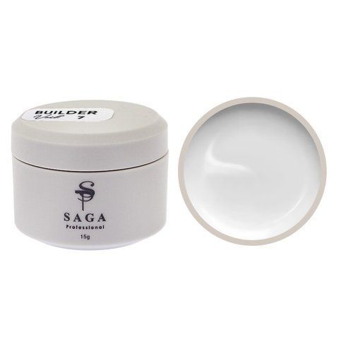 Гель для нарощування Saga Professional Builder Gel Veil 07. молочний. 15 мл Гель для нарощування Saga Professional Builder Gel Veil 07. молочний. 15 мл фото