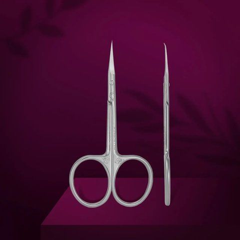 Ножиці з гачком для кутикули Staleks Pro Exclusive 23 TYPE 2 (magnolia)  Ножиці з гачком для кутикули Staleks Pro Exclusive 23 TYPE 2 (magnolia)  фото