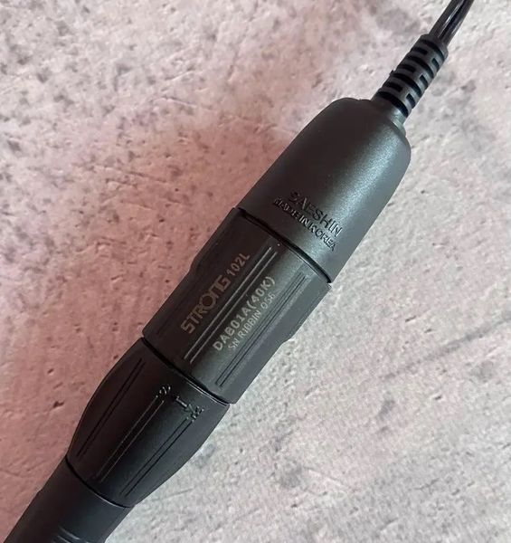 Оригинальная ручка-микромотор для фрезера Strong СТРОНГ 102L, 40000 об/мин. (Корея,Оригинал) Оригінальна ручка-мікромотор для фрезера Strong 102L, 40000 об/мин. (Корея,Оригінал) фото