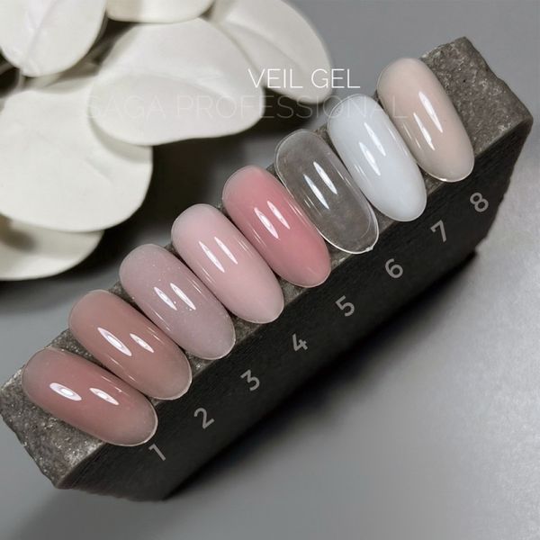 Гель для нарощування Saga Professional Builder Gel Veil 08. нюдовий беж. 15 мл Гель для нарощування Saga Professional Builder Gel Veil 08. нюдовий беж. 15 мл фото