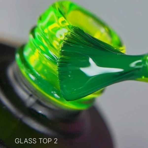 SAGA professional Вітражний топ без липкого шару GLASS 02, 10 мл SAGA professional Вітражний топ без липкого шару GLASS 02, 10 мл фото