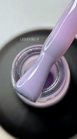 Рідкий гель для нігтів Saga Liquid gel №05, лавандовий, 15 мл Рідкий гель для нігтів Saga Liquid gel №05, лавандовий, 15 мл фото
