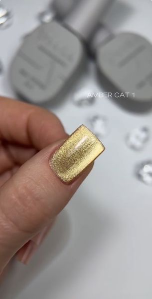 SAGA professional Гель лак Amber cat 01, 10 мл фото