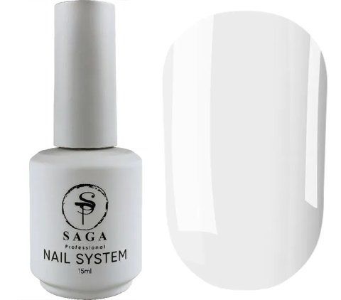 SAGA professional Base Elastic з пензликом - 1 (молочний), 15 мл SAGA professional Base Elastic з пензликом - 1 (молочний), 15 мл фото