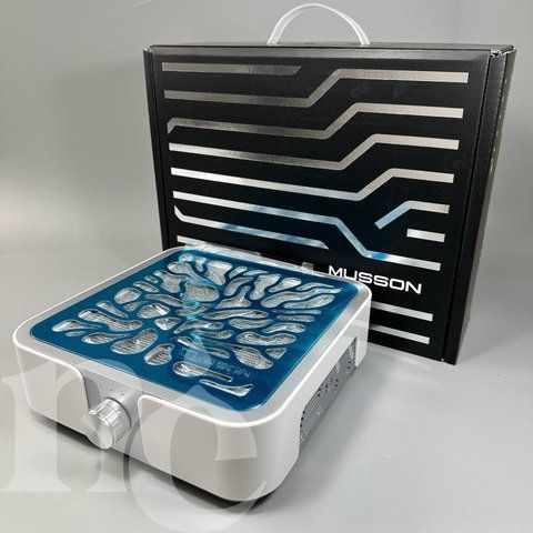 Витяжка MUSSON X3 SILVER з вугільним НЕРА-фільтром 72W для манікюру та педикюру Витяжка MUSSON X3 SILVER з вугільним НЕРА-фільтром 72W для манікюру та педикюру фото
