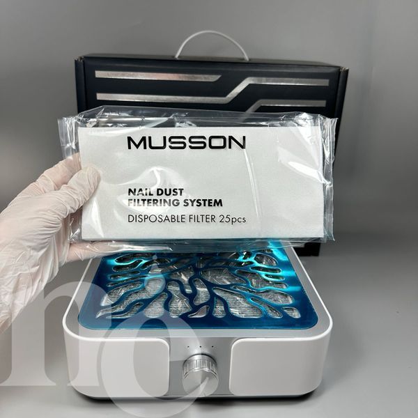 Витяжка MUSSON X3 SILVER з вугільним НЕРА-фільтром 72W для манікюру та педикюру Витяжка MUSSON X3 SILVER з вугільним НЕРА-фільтром 72W для манікюру та педикюру фото